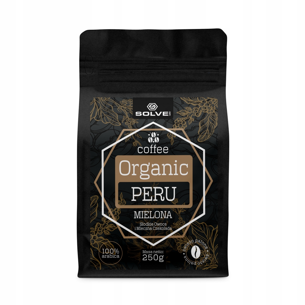 Zrnková káva - Organická káva Peru 250g mleté