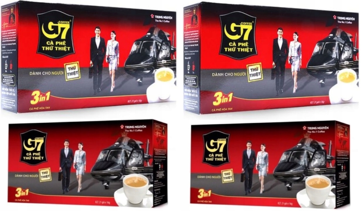 Instantná káva - ORIENTÁLNA ROZPUSTNÁ KÁVA G7 VIETNAM 84x16g