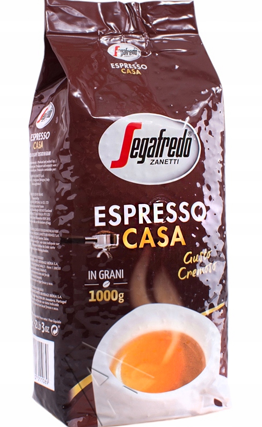 Zrnková káva - Káva Beans Segafredo Espresso Casa 1 kg čerstvé