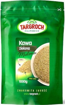 Zelená káva - Zelená káva 1 kg mleté brazílske chudnutie