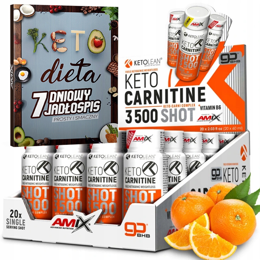 Spaľovač tuku - Keto Carnitine Shot 3500 Amix Ketolean