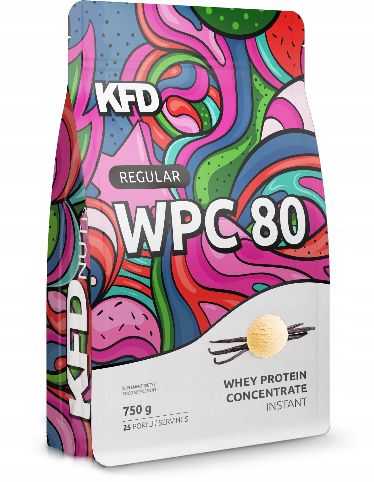 Proteín - KFD WPC 80 - 100% Proteín Instant Swey Srcense sa koncentrát
