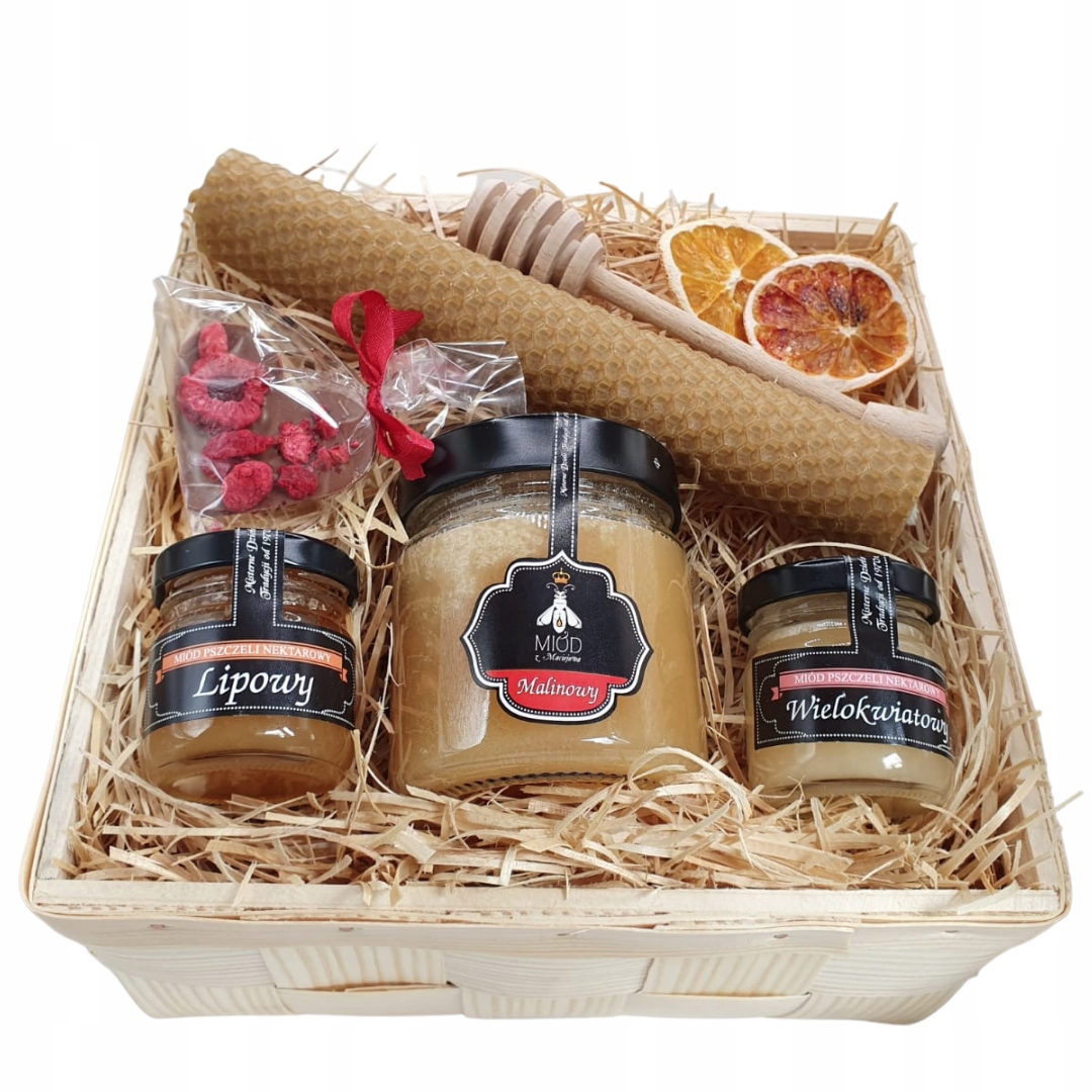 Košík darov. Darčeková súprava. Honey Chocolate