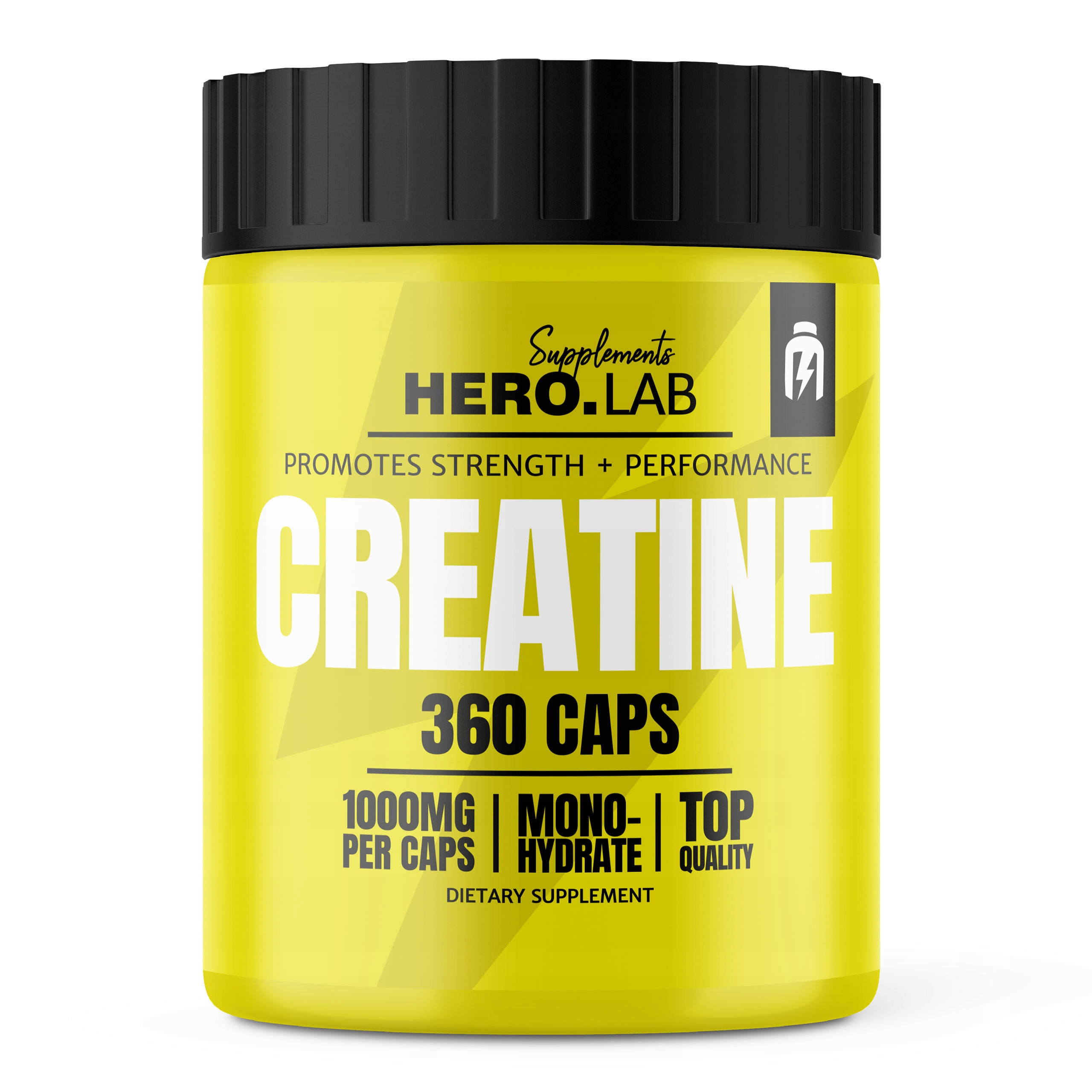 Kreatín - CREATINE MONOHYDRATE 360 caps CREATINE MONUCYLE SILA