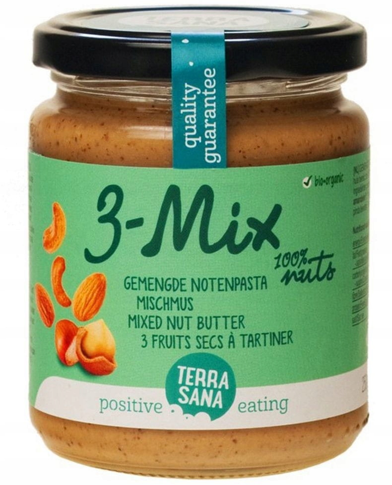 Nut Cream Mix 3 Nuts Bio 250g Terrasana