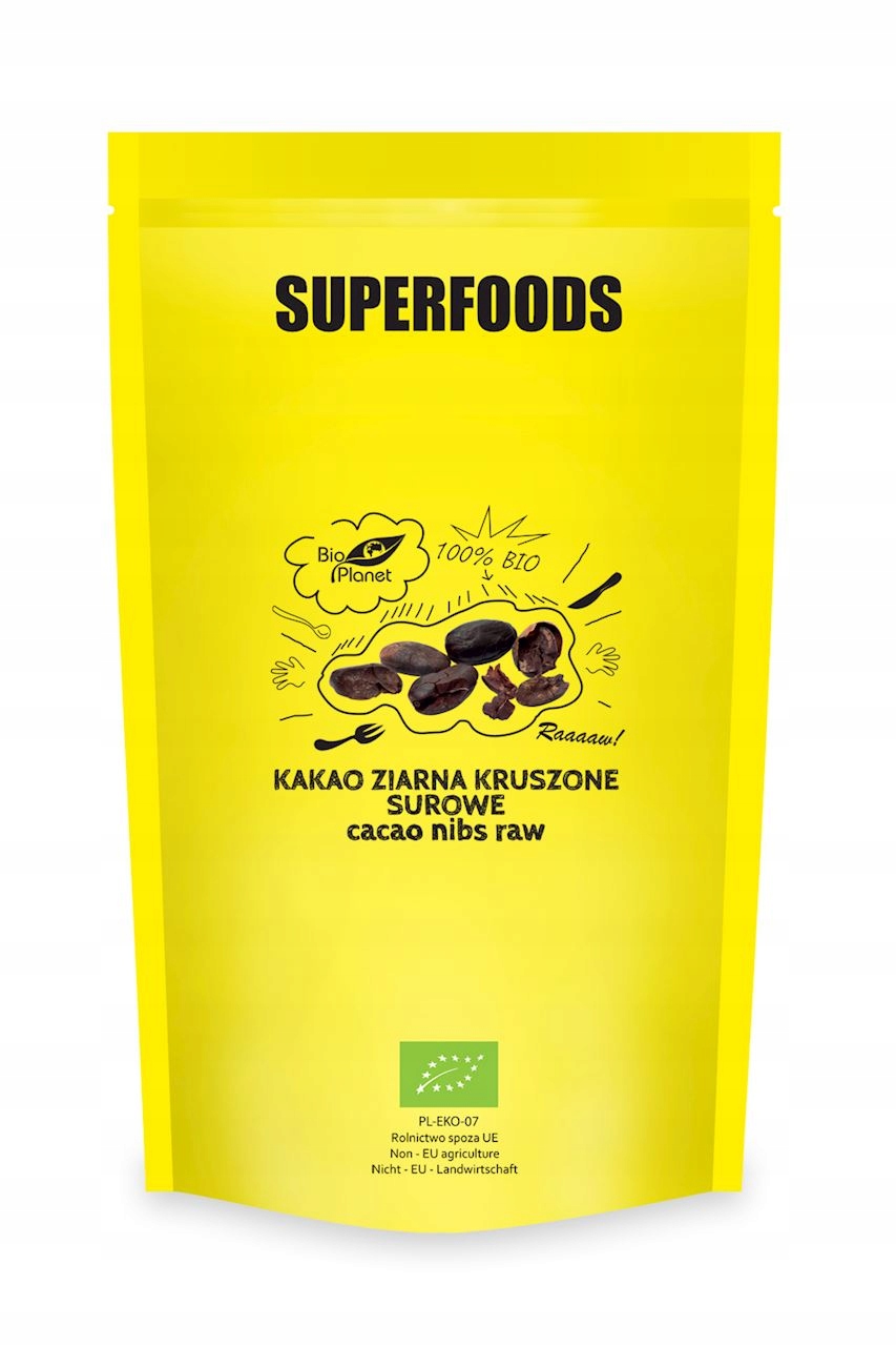 Kakaové zrná RAO BIO 800 G BIO Planéta