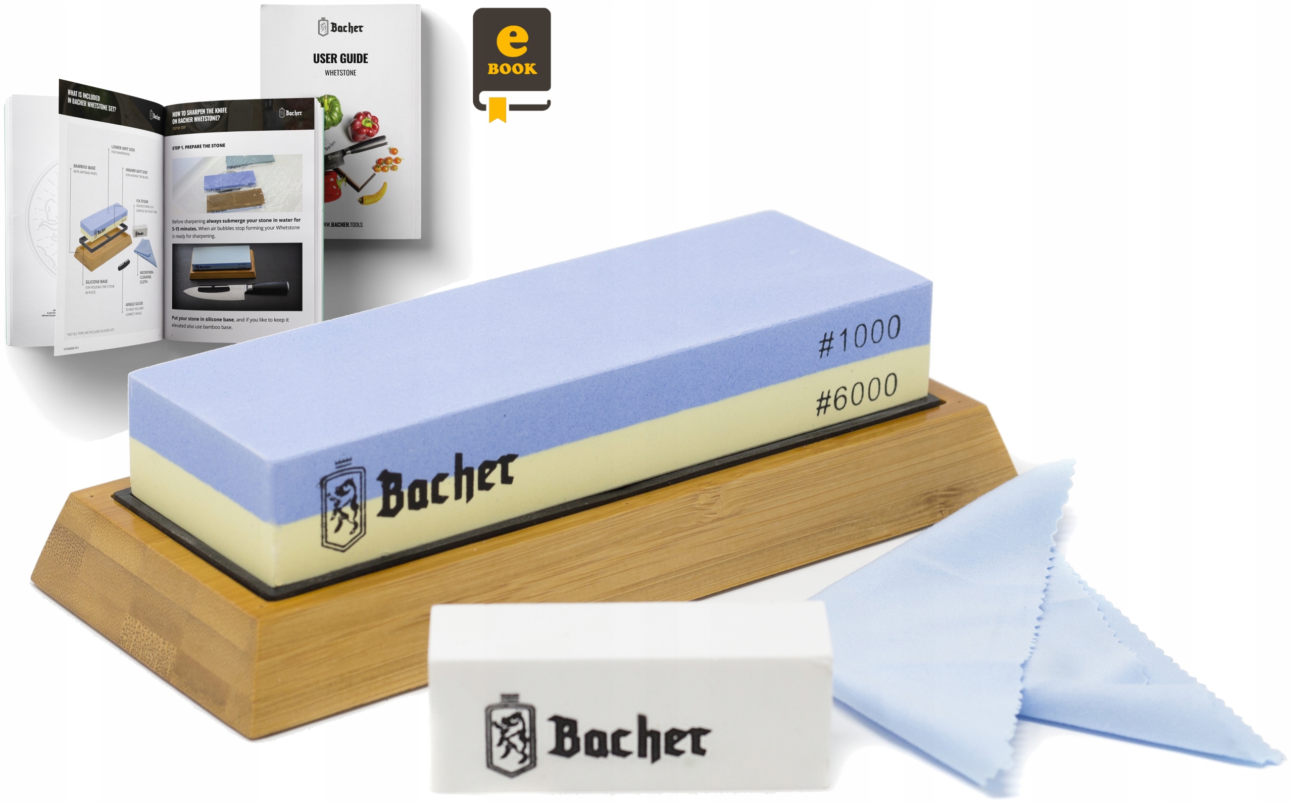 Kameň na brúsny nôž bacher 1000/6000