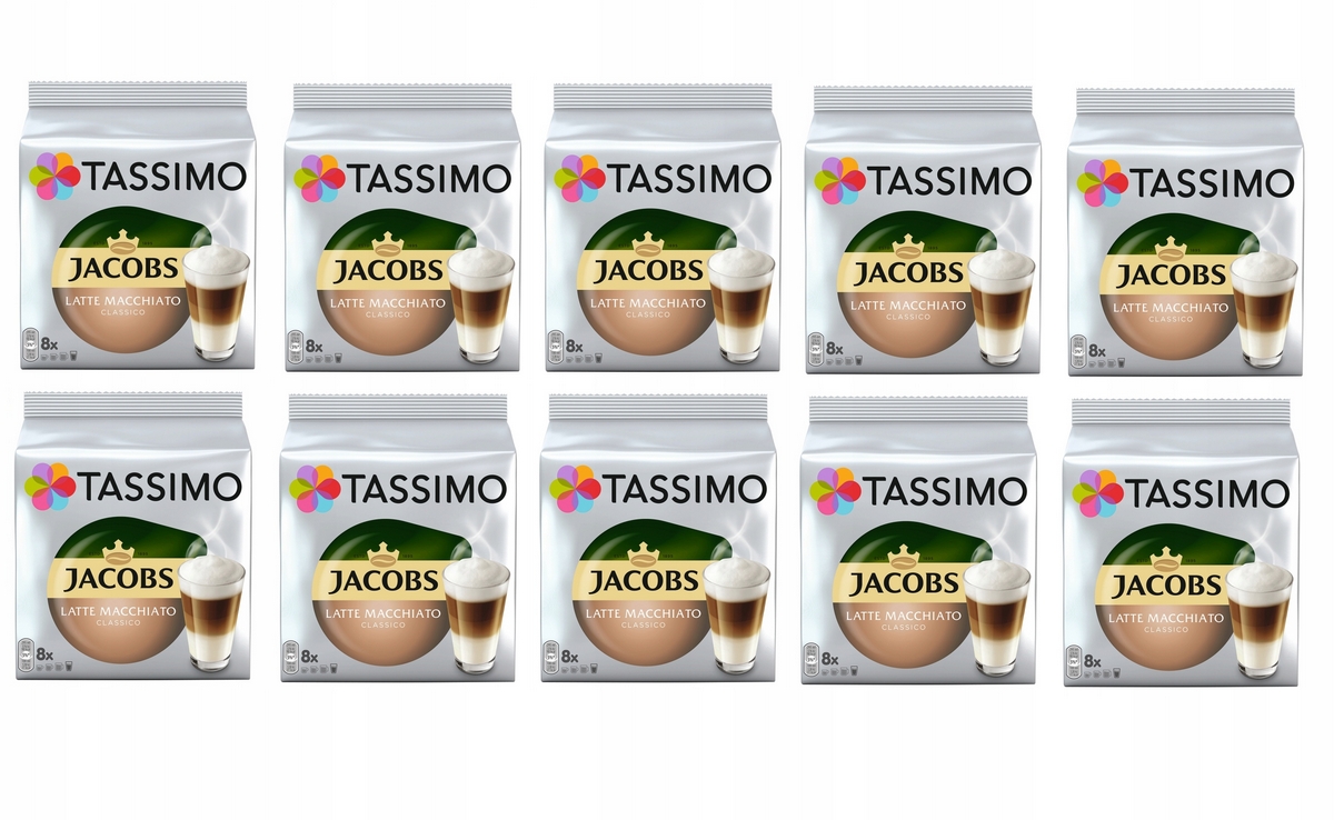 Kávové kapsule - Tassimo Jacobs Macchiato Classico 10x Kapsuly