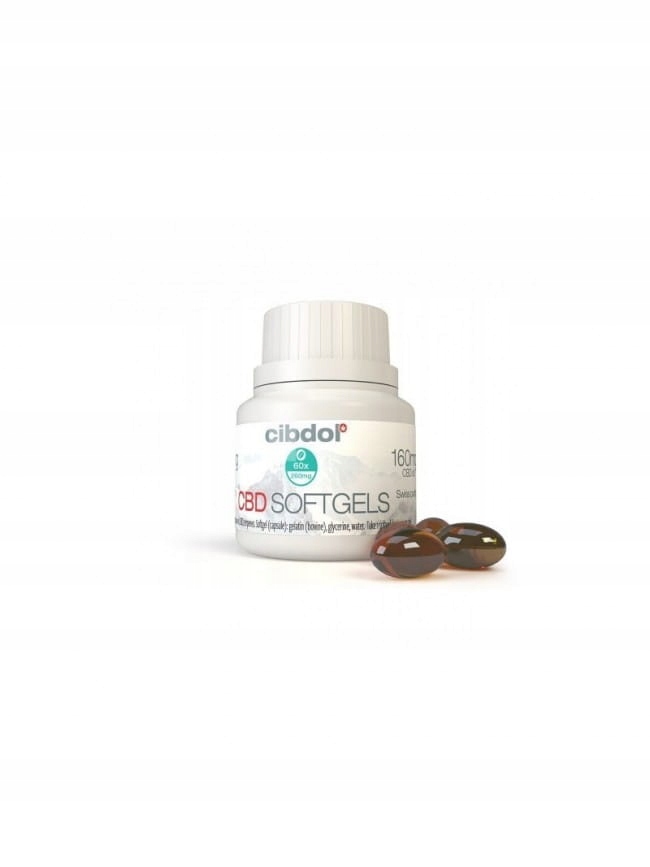 CBD - Konopné kapsuly 10% CBD Cibdol