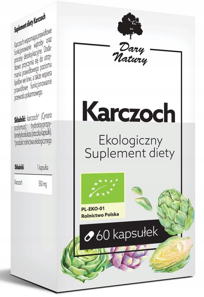 Artichoke Bio 60 kapsúl Darčeky prírody