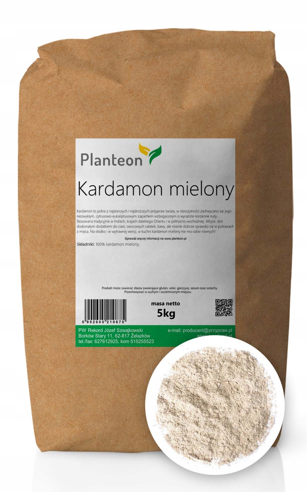 Zadržaný kardamom Essential vo vašej 5kgg Cafe