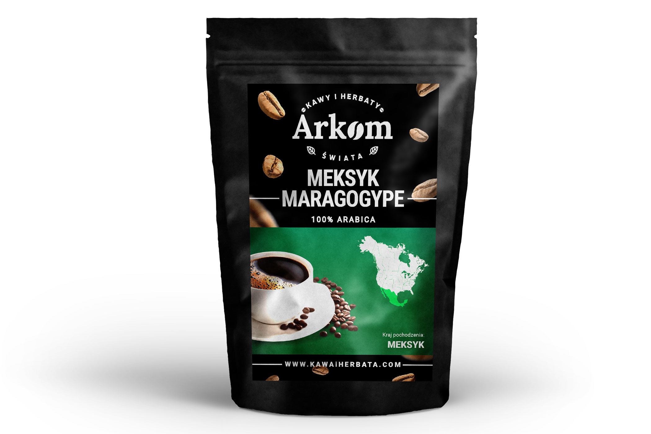 Zrnková káva - Káva Arabica Mexiko Maragogype 1kg