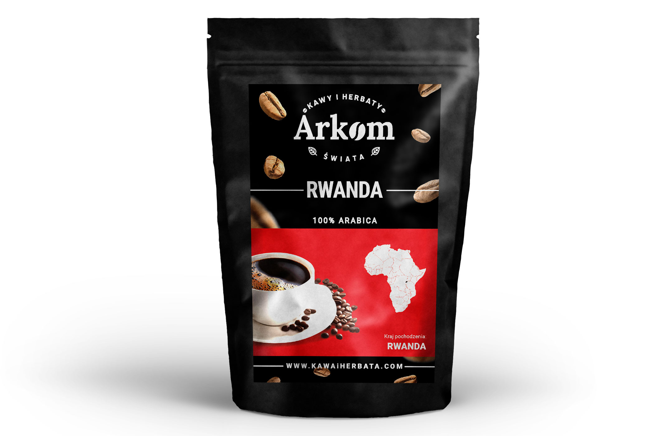 Zrnková káva - Káva Arabica Rwanda 1kg