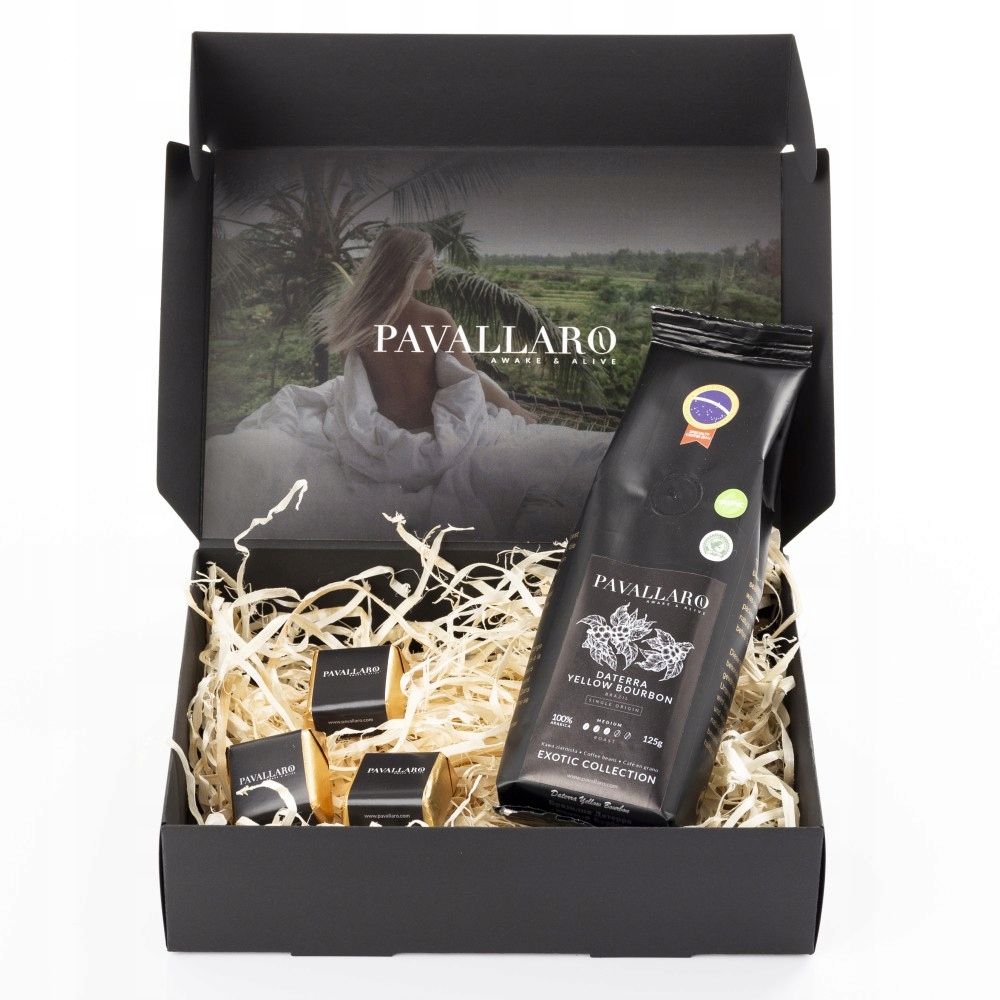 Káva Dáterna Žltá Bourbon 125G Darčeková súprava