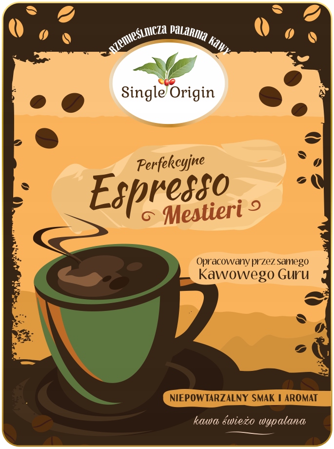 Zrnková káva - Espresso mestirieri - jeden pôvod 200g