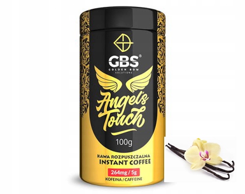 Instantná káva - Gbs Angel sa dotýka rozpustného vanilkovej chuti