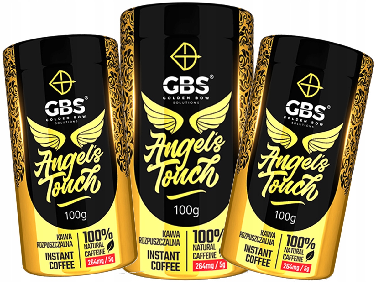 Instantná káva - GBS ANGELS TOUCH Káva, ROZPUSTNÁ 5x VÝKON 3x100g
