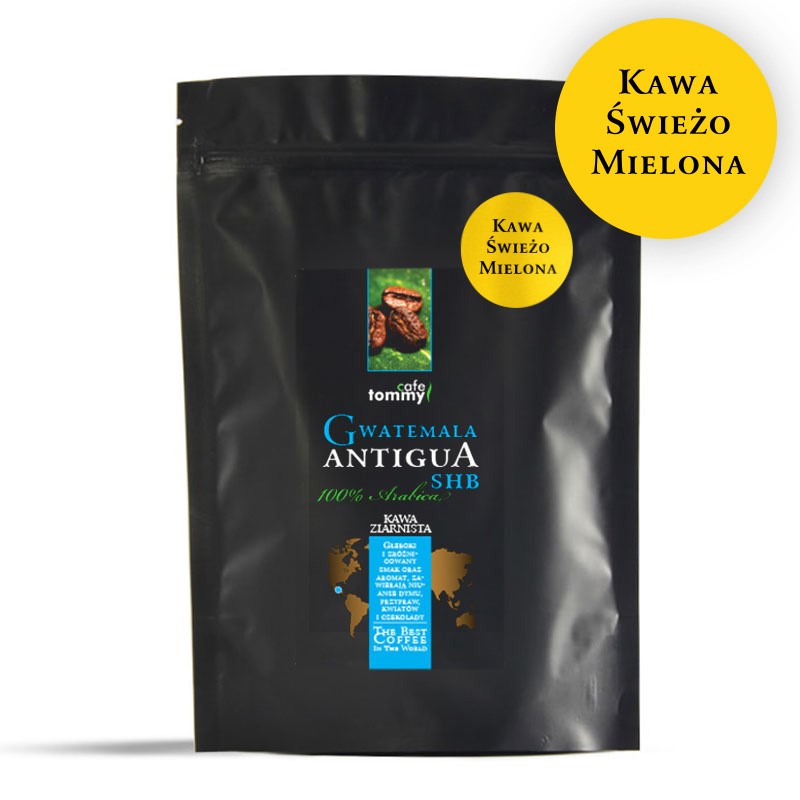 Káva mletá - Guatemala Antigua SHB 250 g mletej kávy