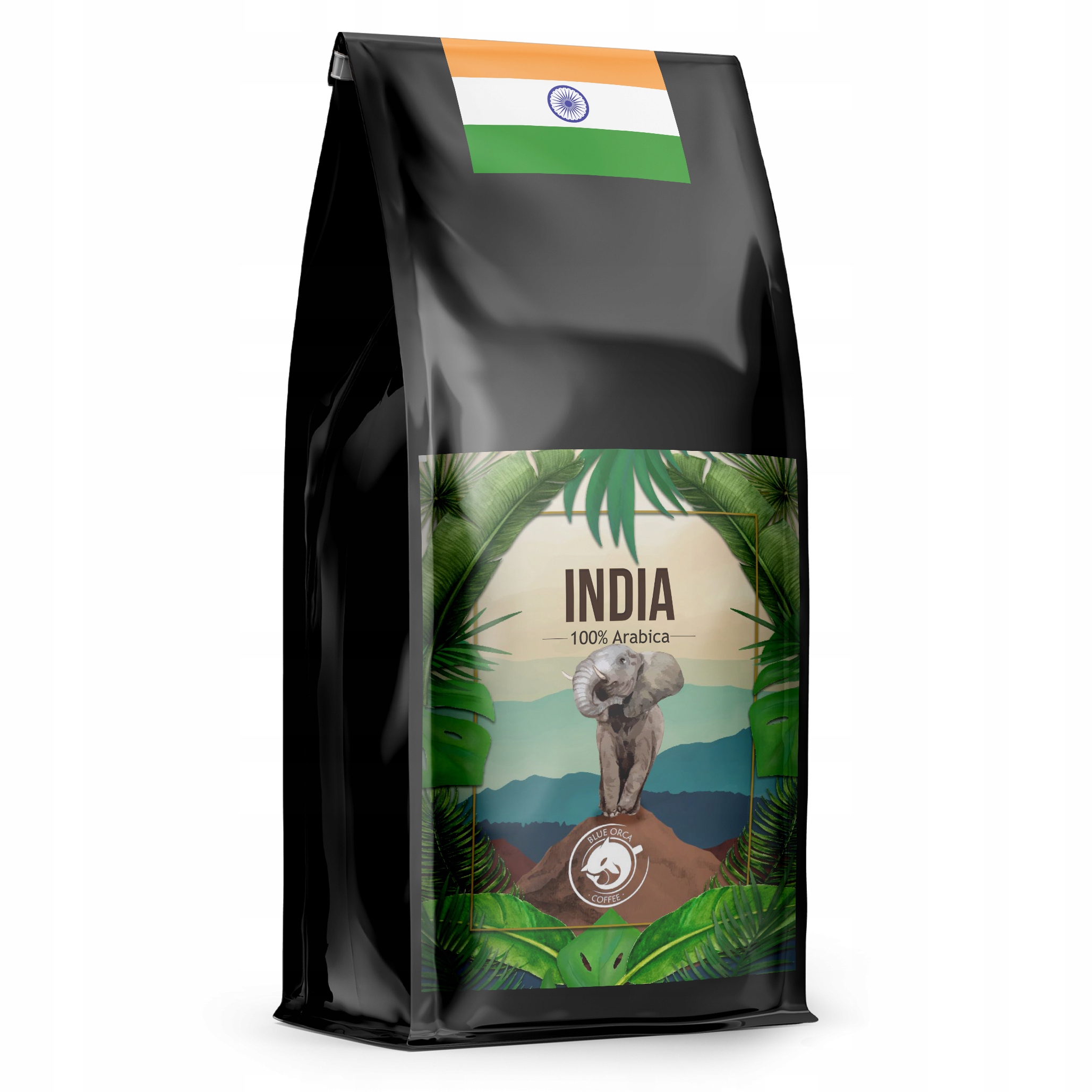 Zrnková káva - Káva India Malabar 1kg čerstvo pečené 100% arabské