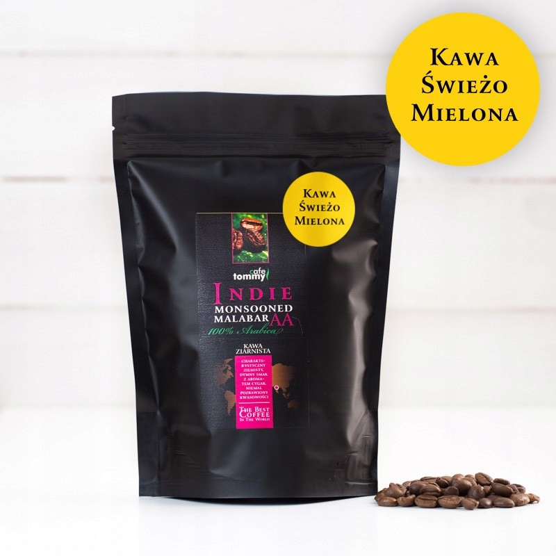 Káva mletá - Káva India Monsoned Malabar AA 250G MIELONA