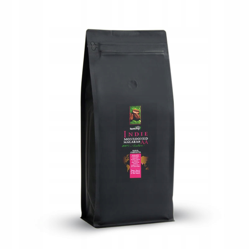 Zrnková káva - Káva India Monsoned Malabar AA BEANING 1KG