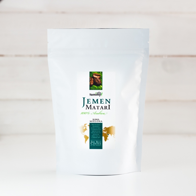 Káva mletá - Jemenská mletá káva Matari v priemere 250g