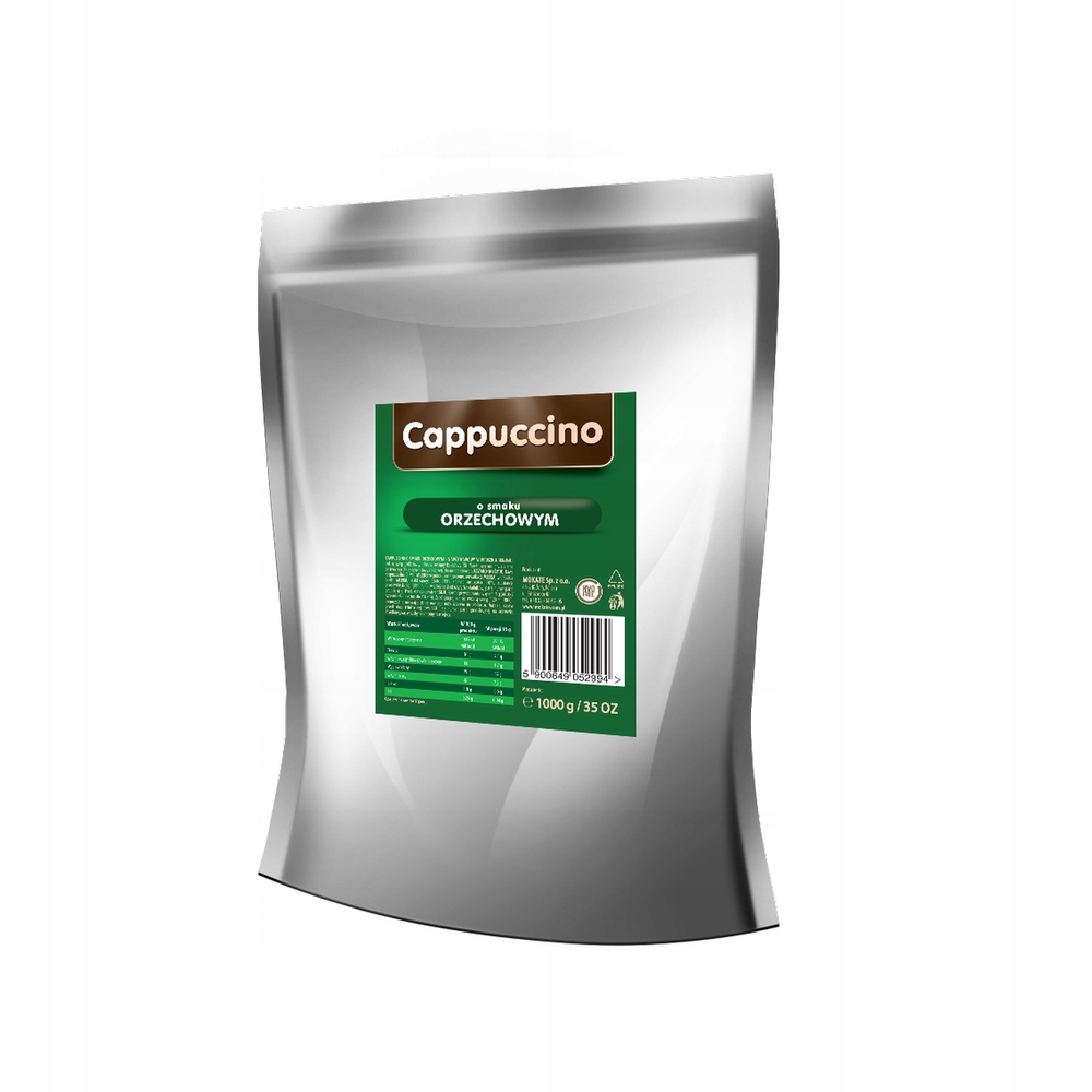 Cappuccino - Kapučíno - Cappuccino mokate kávu s arašidovou chuťou 1kg