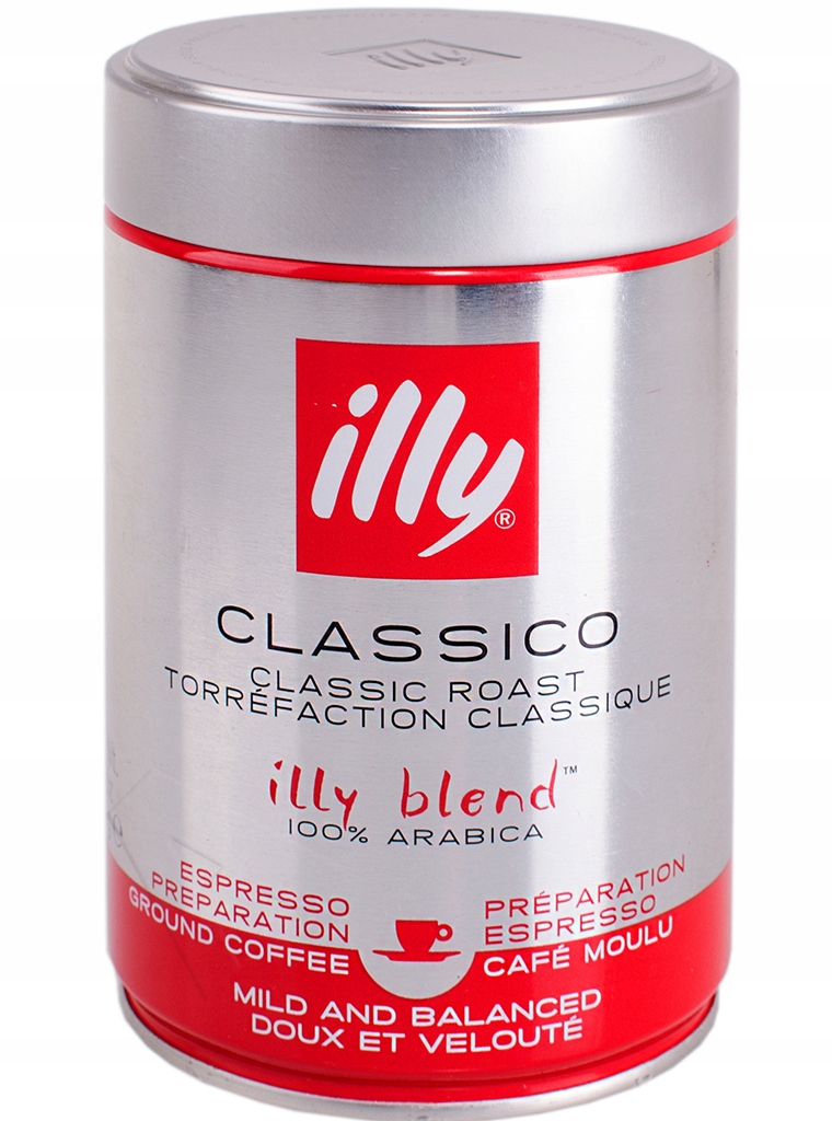 Káva mletá - Mletá káva Illy Classico 100% Arabica 250 g