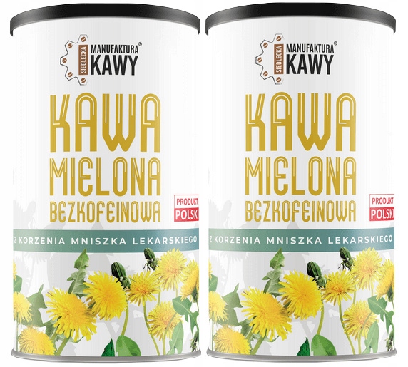 Káva bez kofeínu - Mletá káva s koreňom púpavy 2x150g