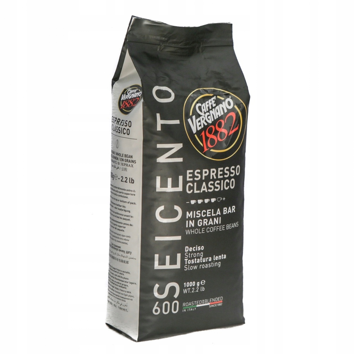 Zrnková káva - Vergnano Espresso Classic 600 'fazuľa