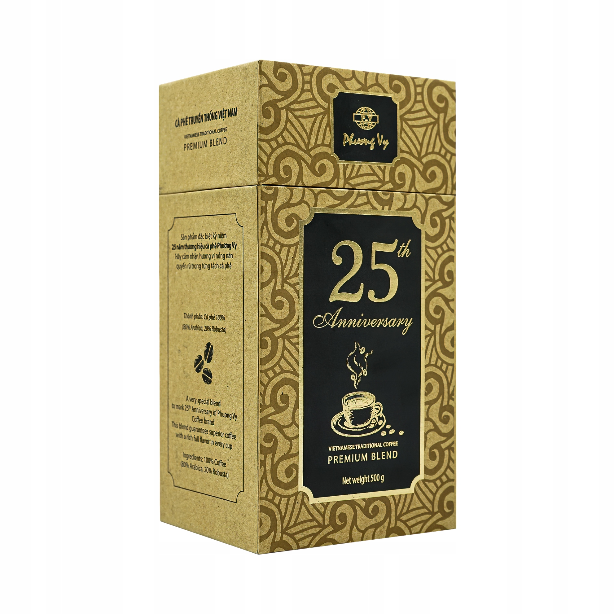 Káva mletá - Káva Vietnamci Phuong VY 25. výročie 500g.