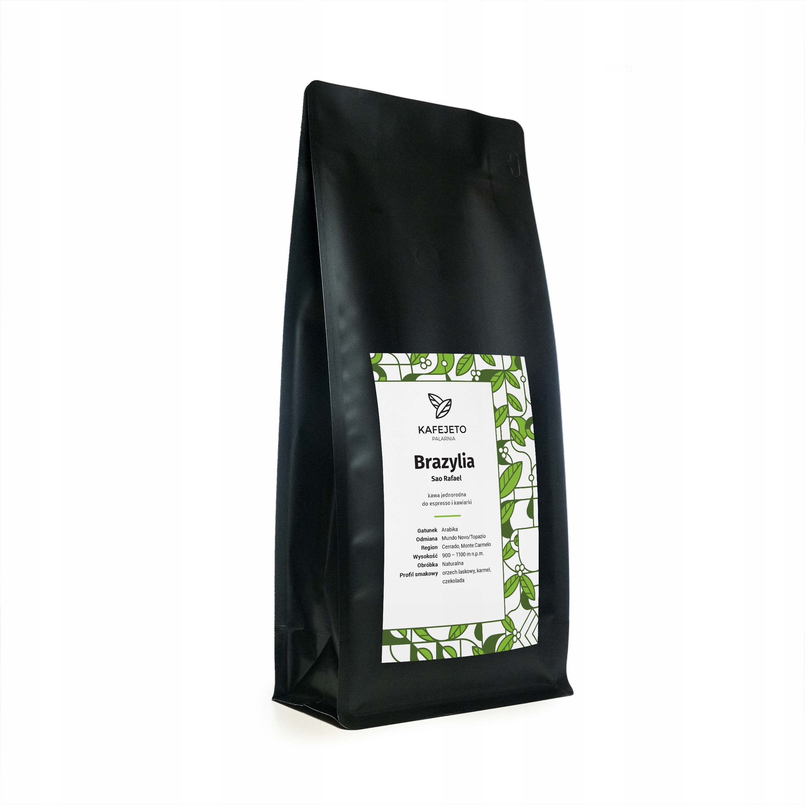 Zrnková káva - BEANS - Kafejeto Palarnia - Brazília 1kg
