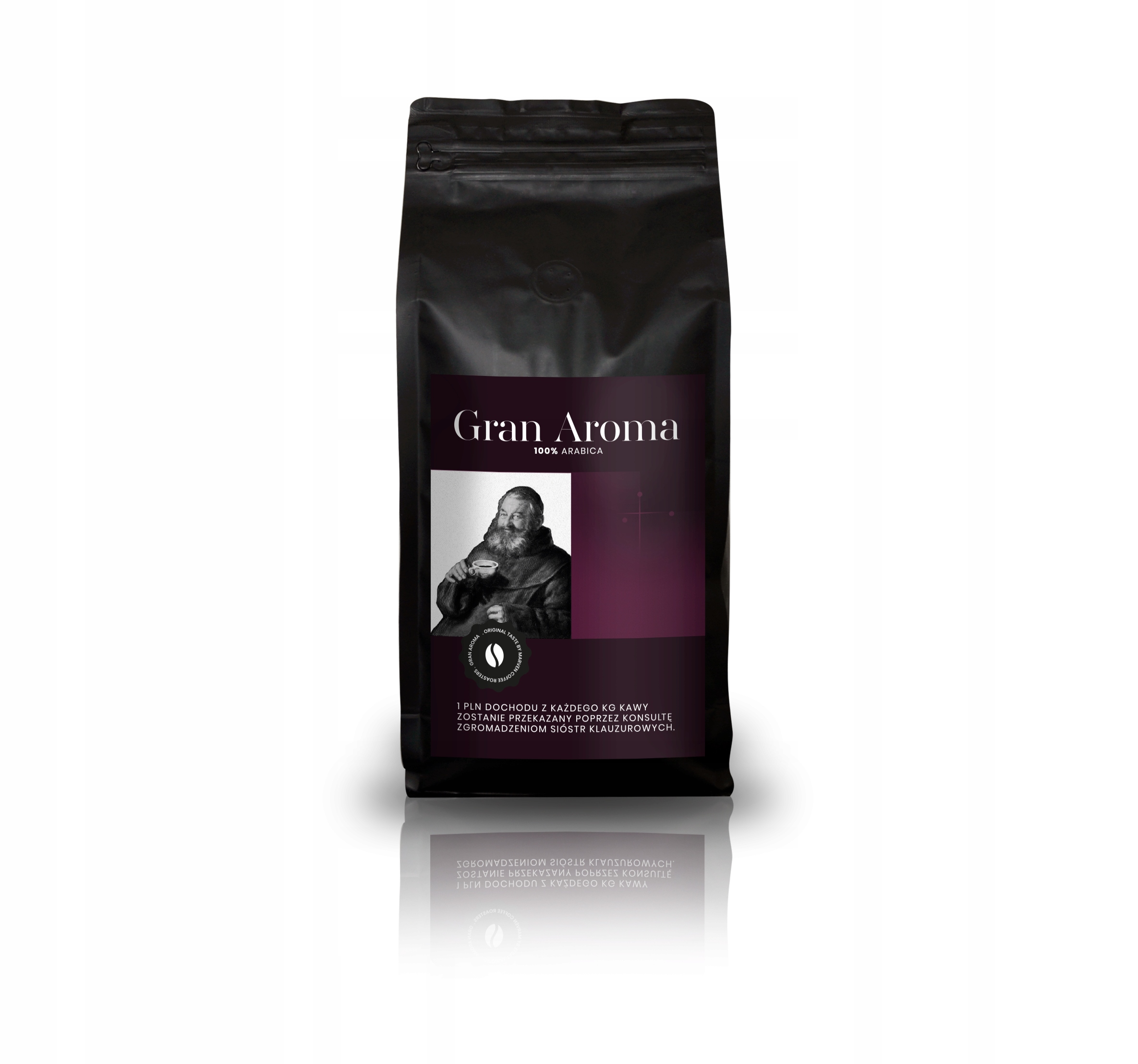 Zrnková káva - Gran Aroma Náboženská káva - čerstvo pečené 1kg zrno