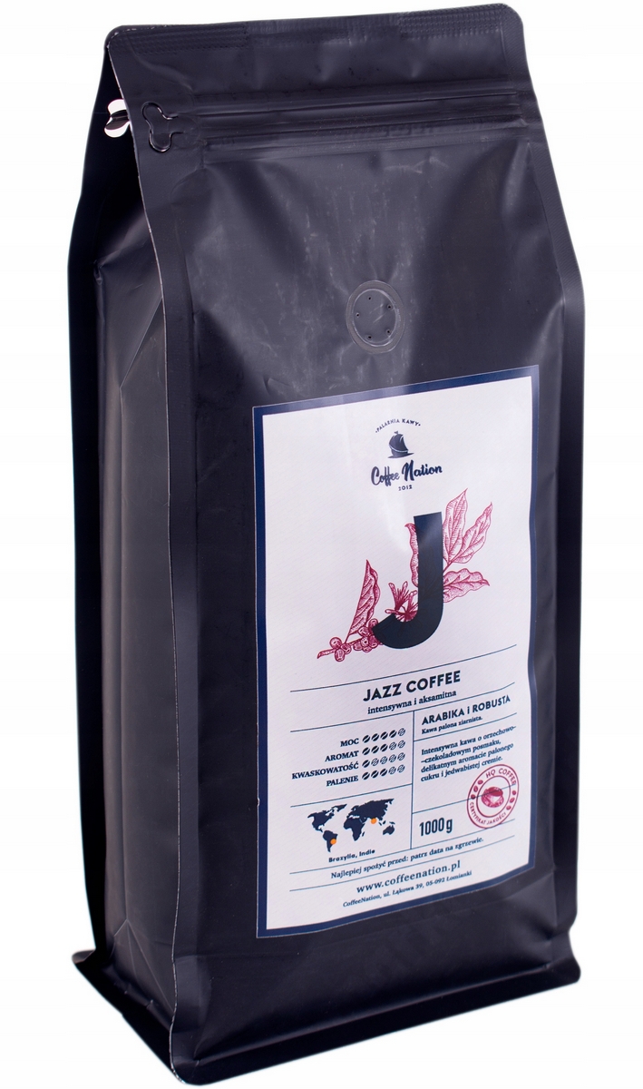 Zrnková káva - Kávové zrná Káva Národná jazzová káva 1 kg