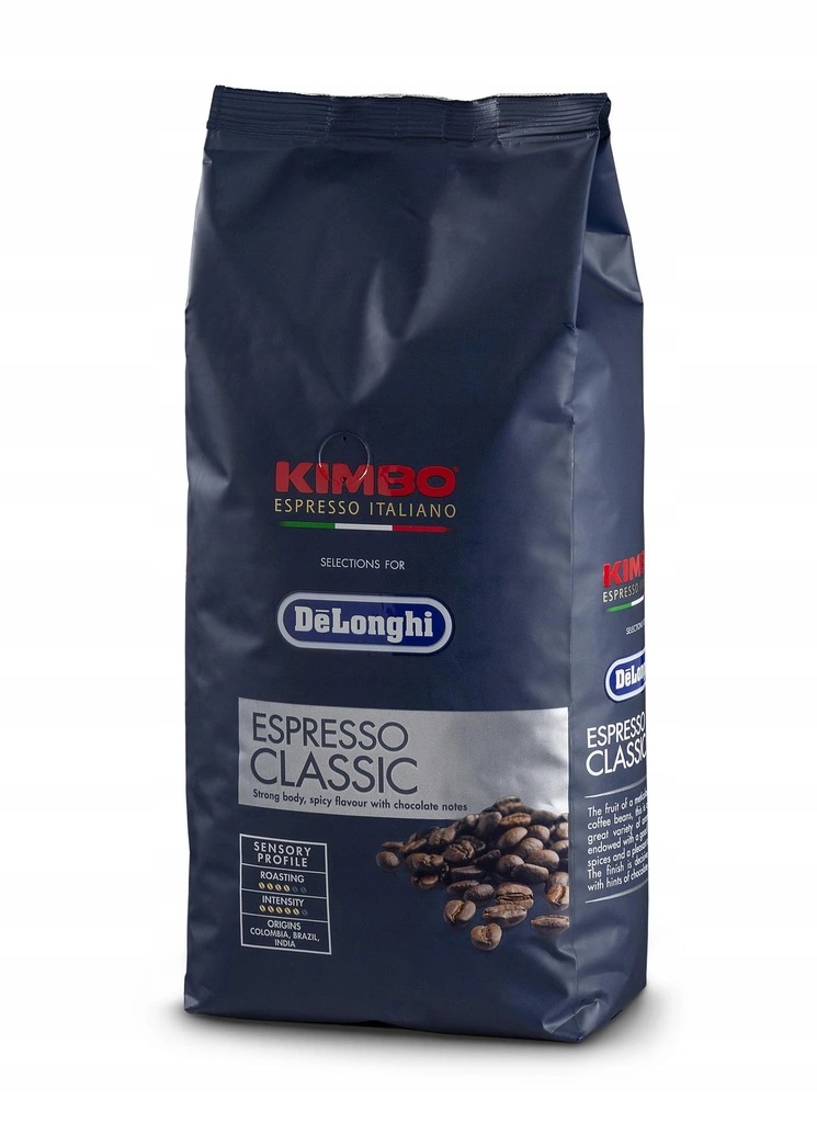 Zrnková káva - Kimbo Classic Delonghi Espresso 1kg Káva