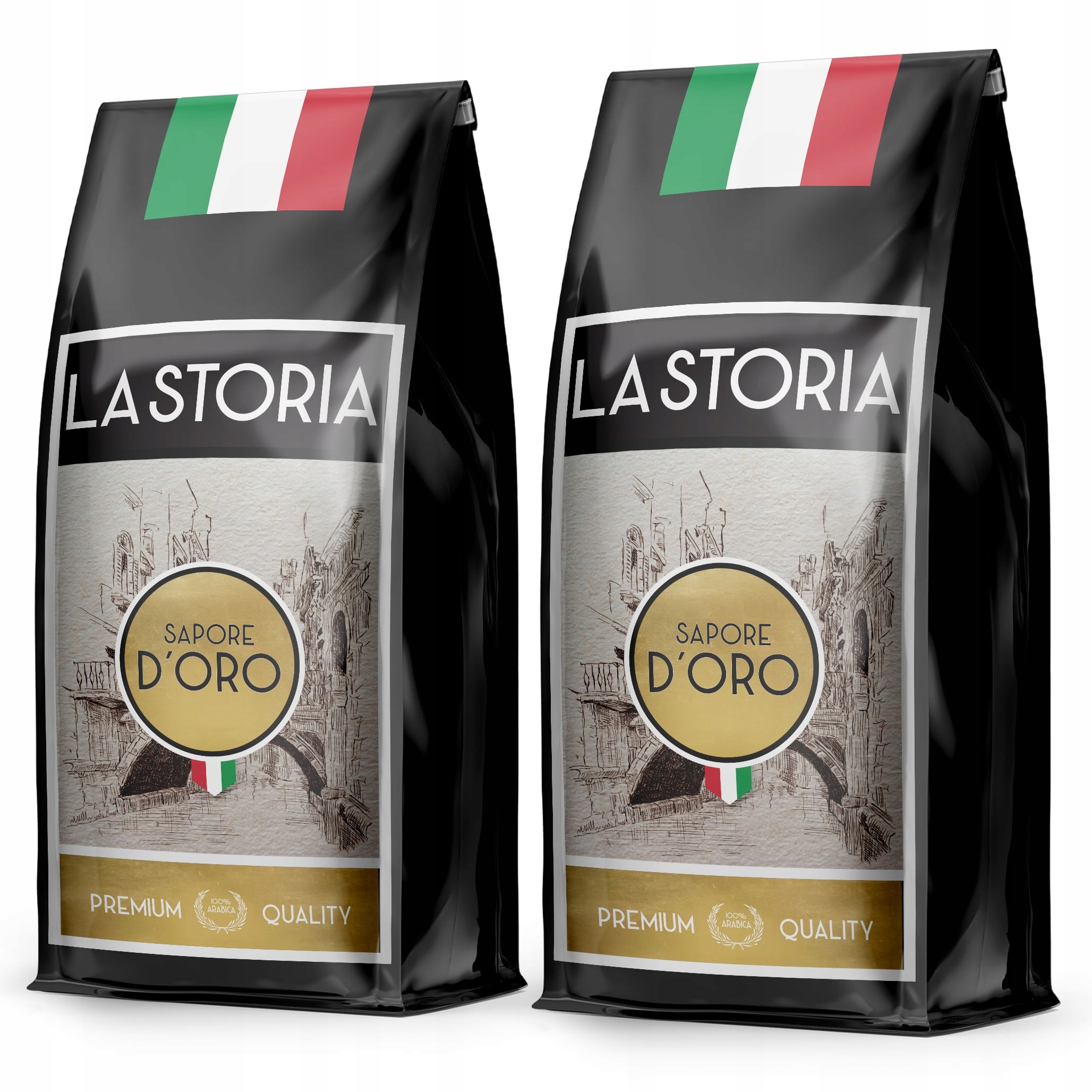 Zrnková káva - Káva Beans La Storia d'Oro 2kg čerstvo pečené