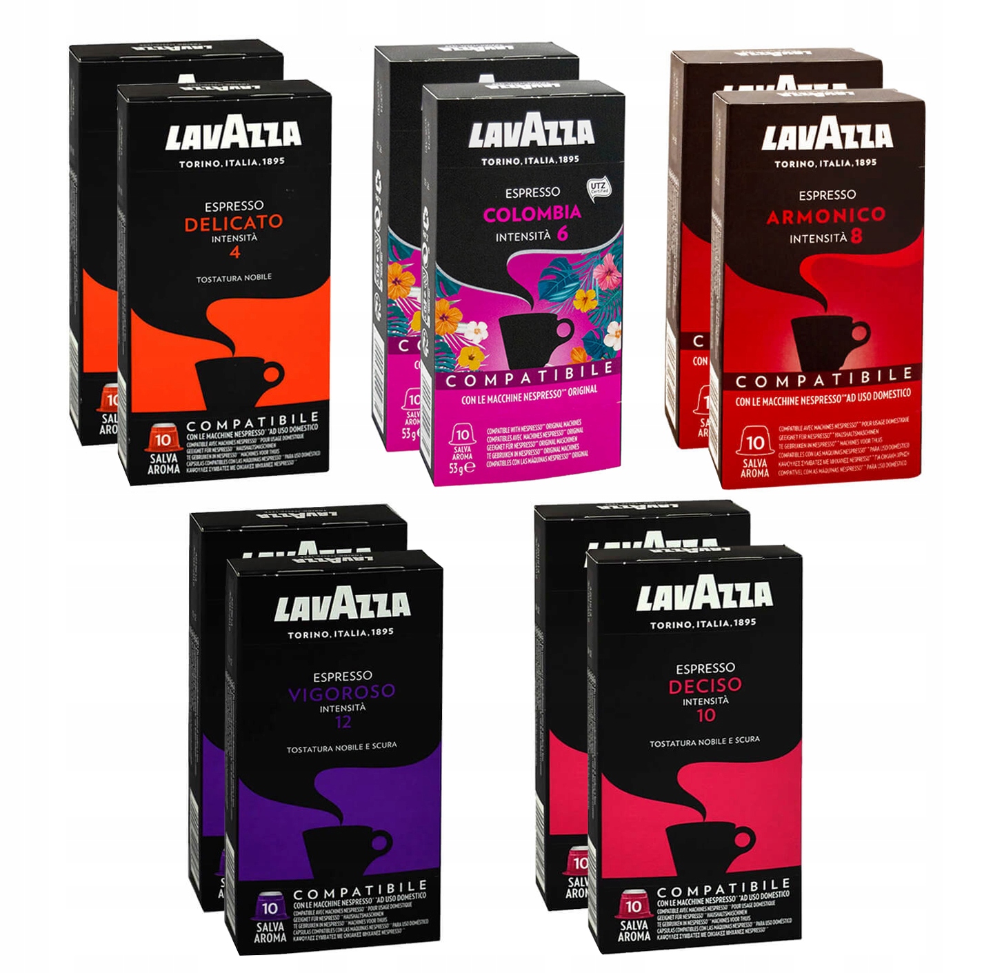 Kávové kapsule - Kávová kapsula Nespresso Lavazza Set 100 kusov