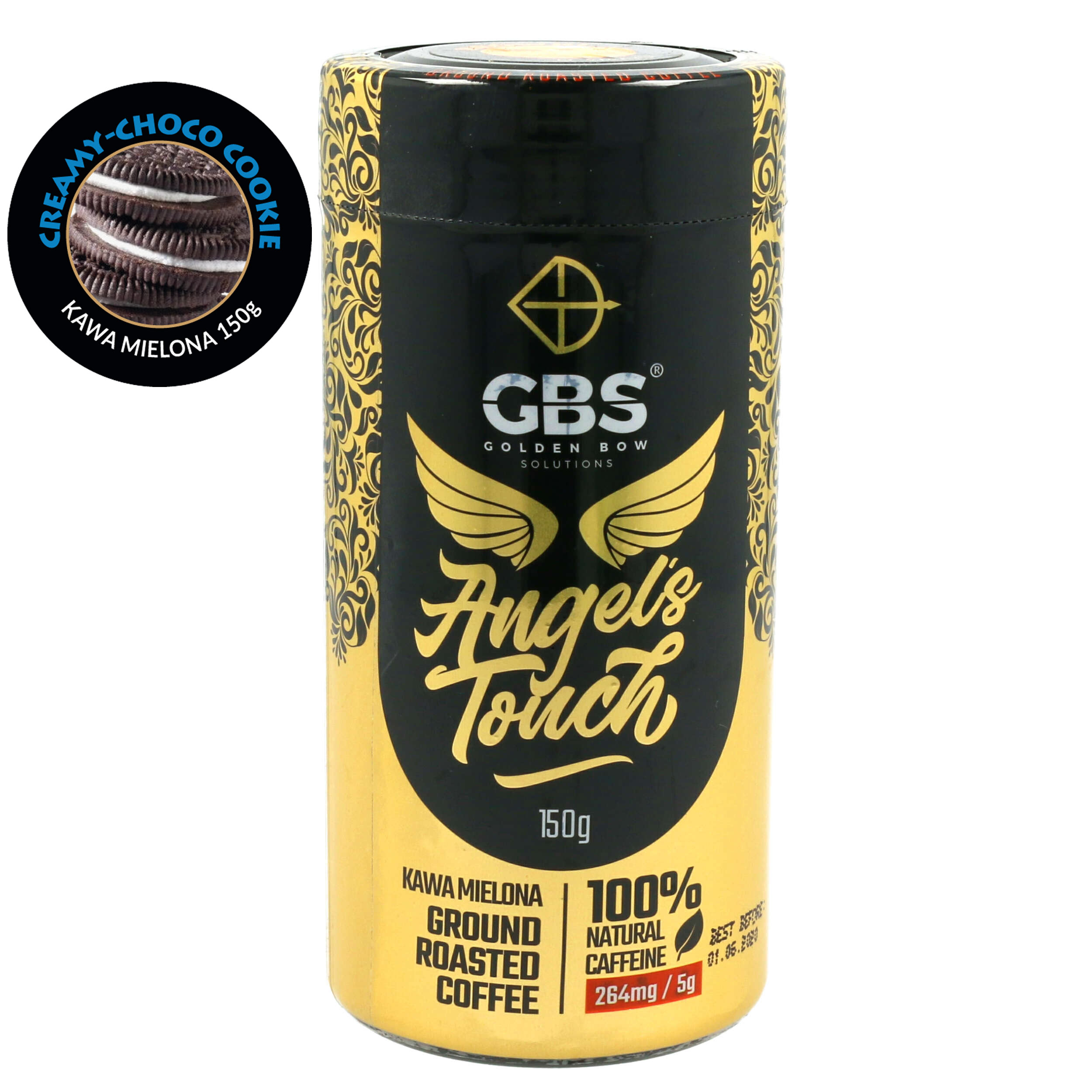 Káva mletá - Mletá káva Angels 'Touch GBS - čokoládový koláč.
