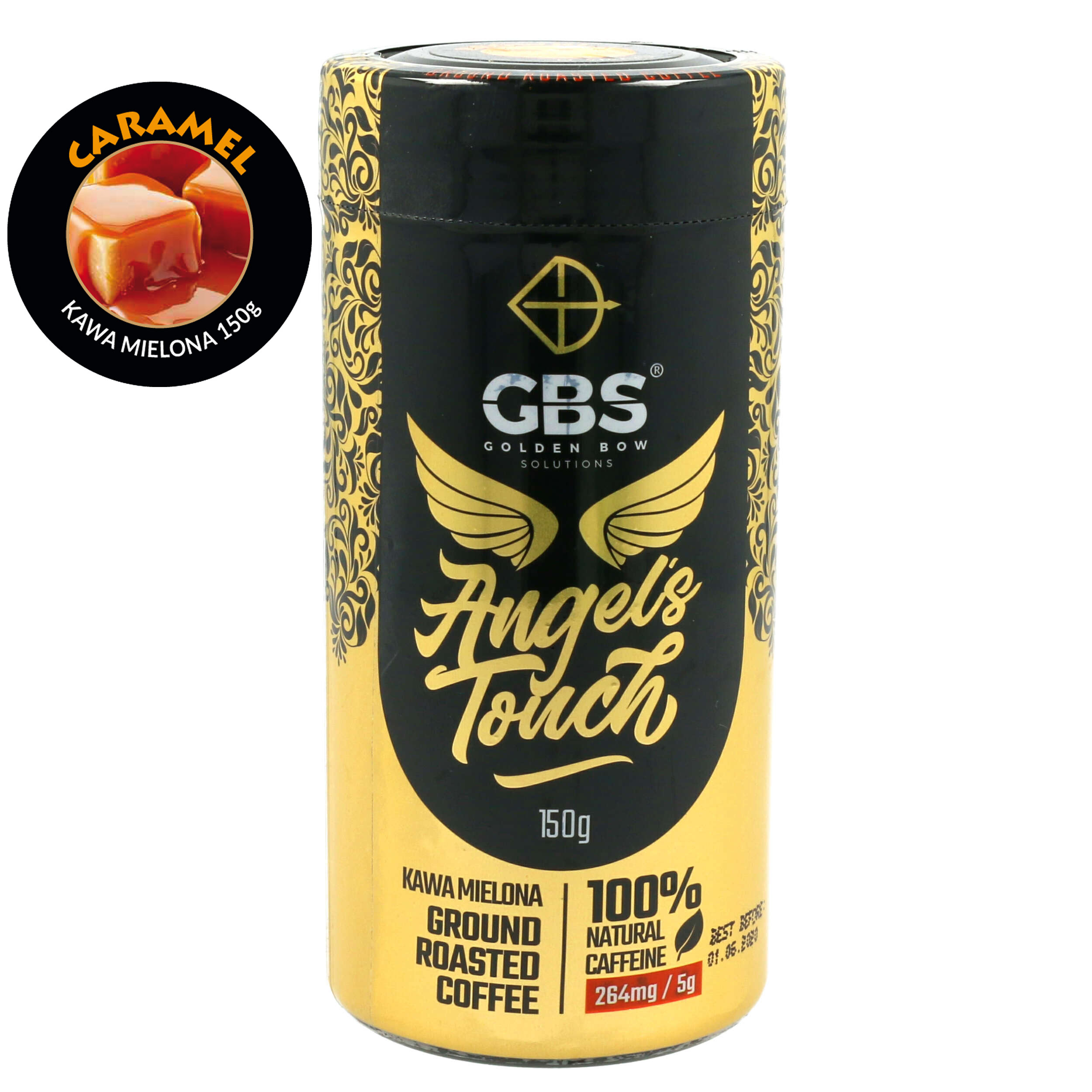 Káva mletá - Káva Mielona Angels 'Touch GBS - Caramel
