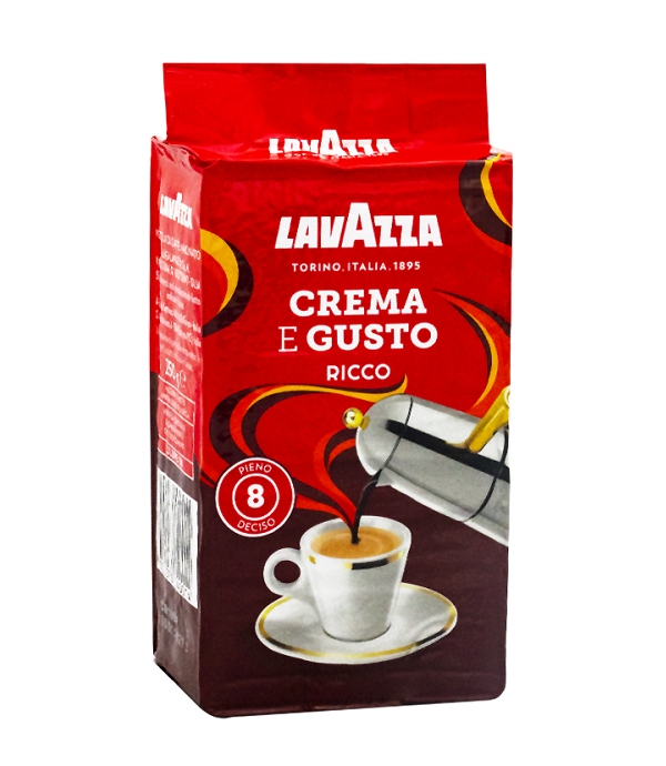 Káva mletá - Lavazza Crema E Gusto Ricco 250g