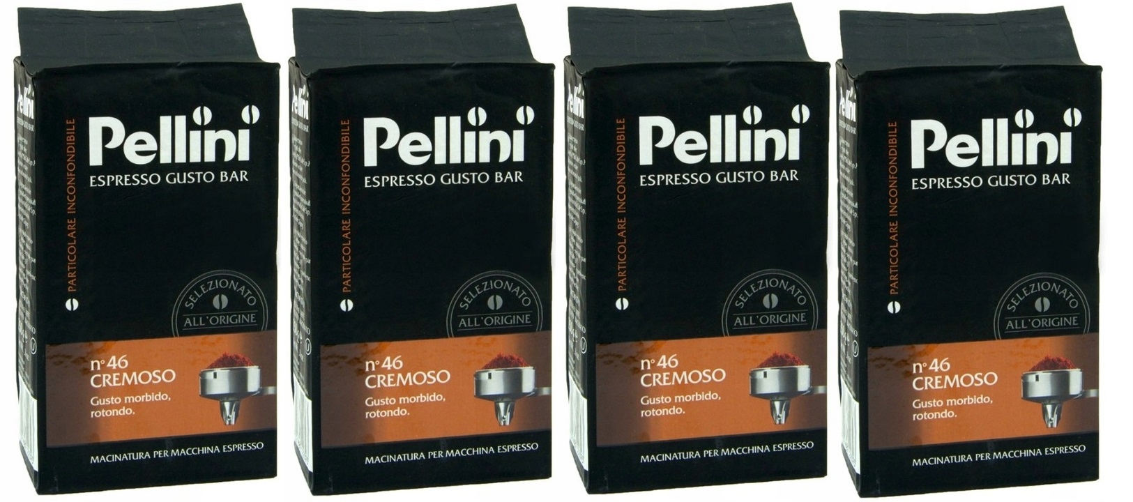 Káva mletá - Mleté kávy Pellini Espresso Bar Cremoso 4x250g