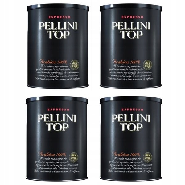 Káva mletá - Mletá káva PELLINI TOP 4X 250G - CAN