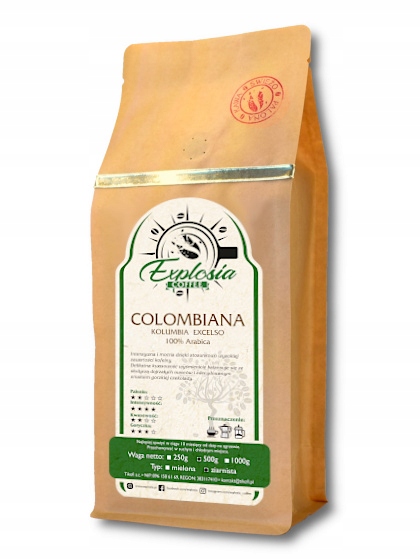 Káva mletá - Mleté kávy čerstvo pečené 100% Arabica Kolumbia