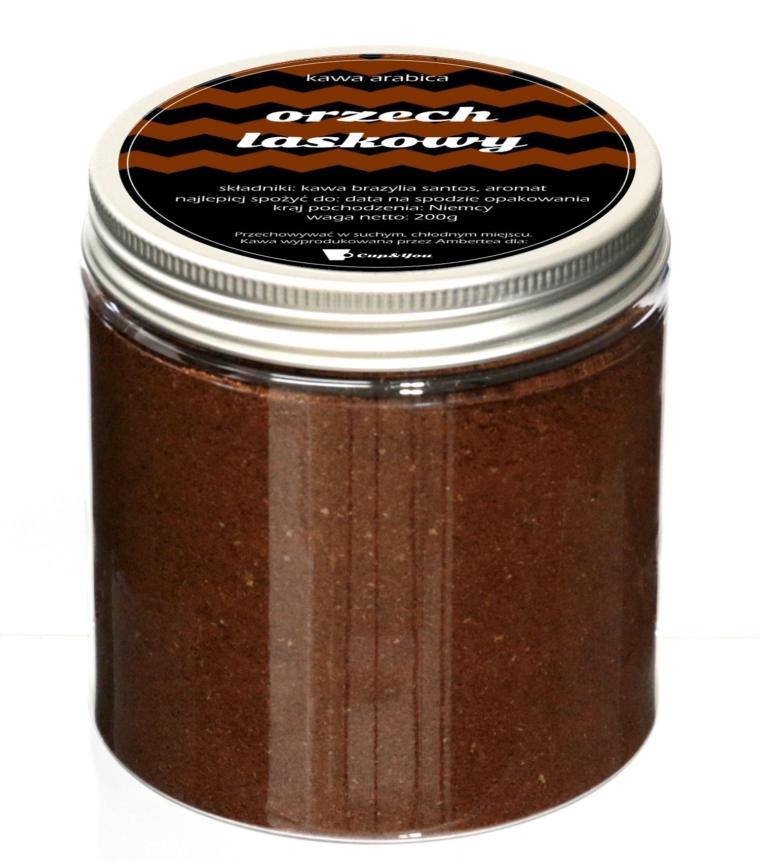Káva mletá - Káva s chuťou Hazelnut Ground 200g Arabica