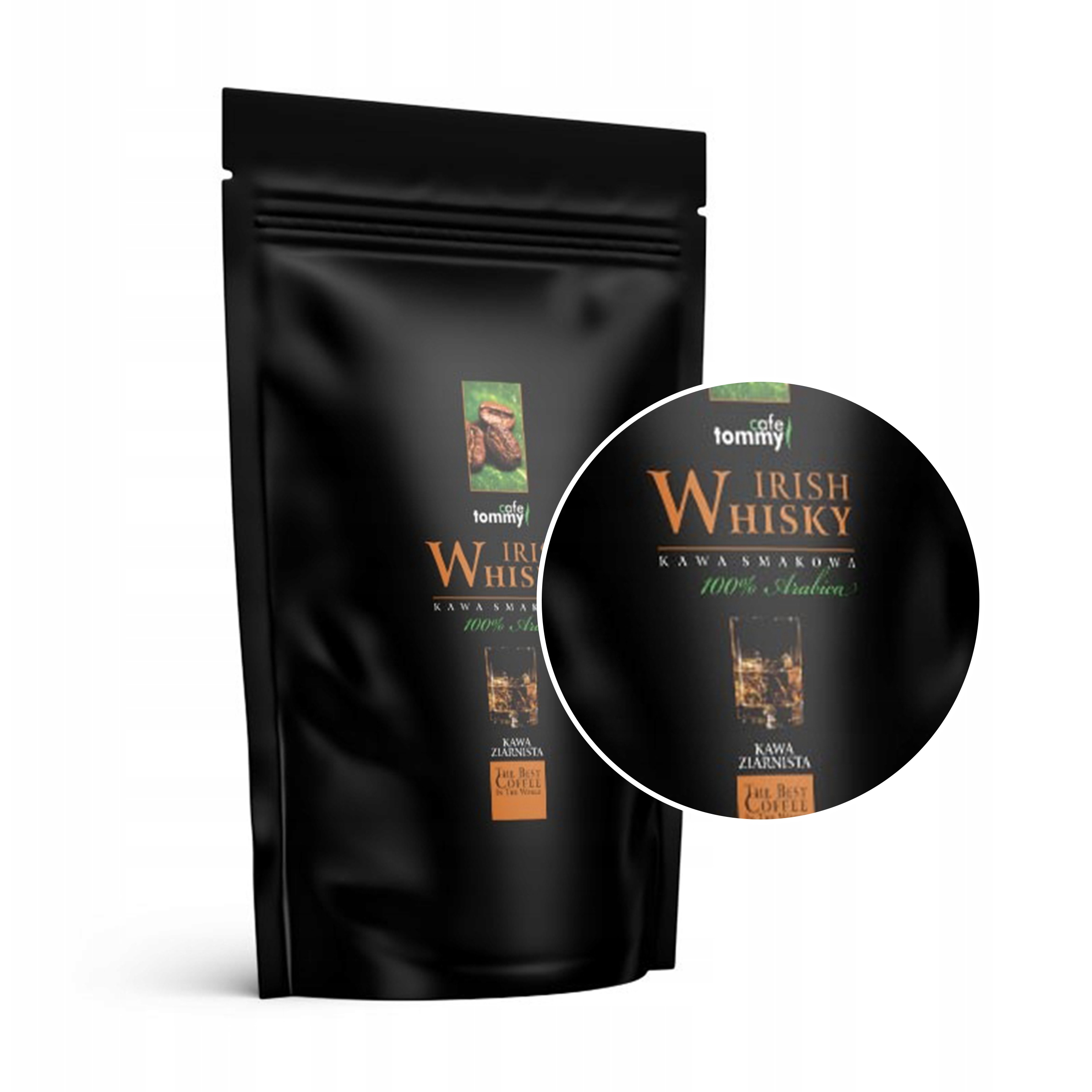 Zrnková káva - Káva s príchuťou írskej whisky 250g