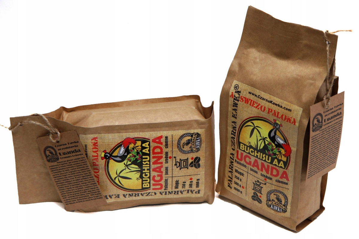 Zrnková káva - Káva Čerstvo Pečené Uganda Bughis AA 1KG