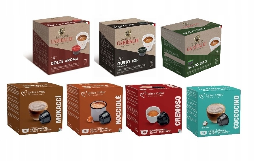 Kávové kapsule - Káva v kapsule Dolce Gusto 112 ks