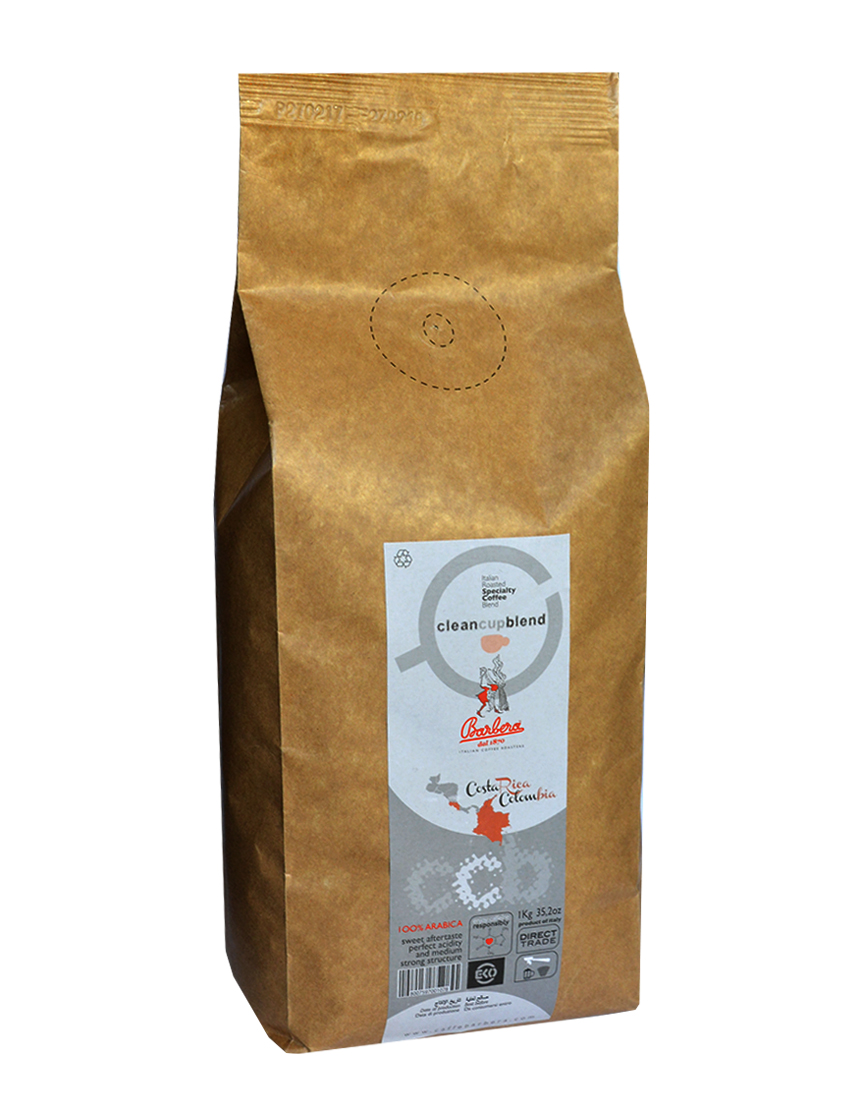 Zrnková káva - Barbera Clean Cup Blend Rezané 1 kg