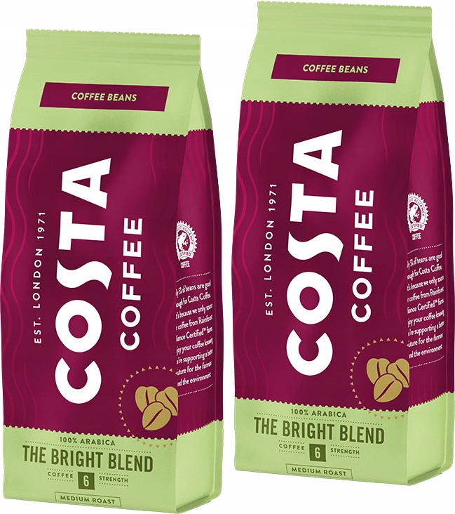 Zrnková káva - COST CODA COROKE BRIGHT BLEND 2X 200G