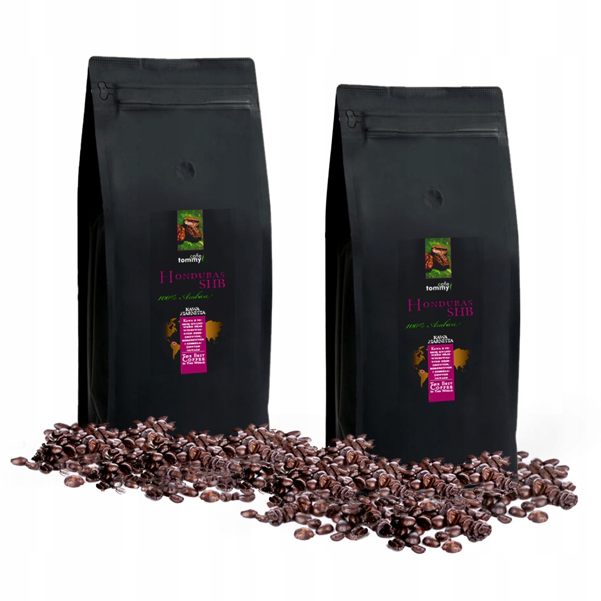 Zrnková káva - Honduraské kávové zrná 2 kg čerstvo praženej arabiky